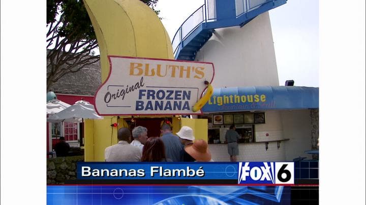 as their frozen banana stand...