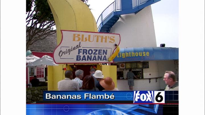 as their frozen banana stand...