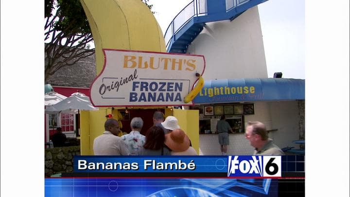 as their frozen banana stand...