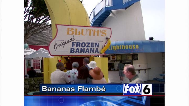 as their frozen banana stand...