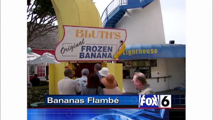 as their frozen banana stand...