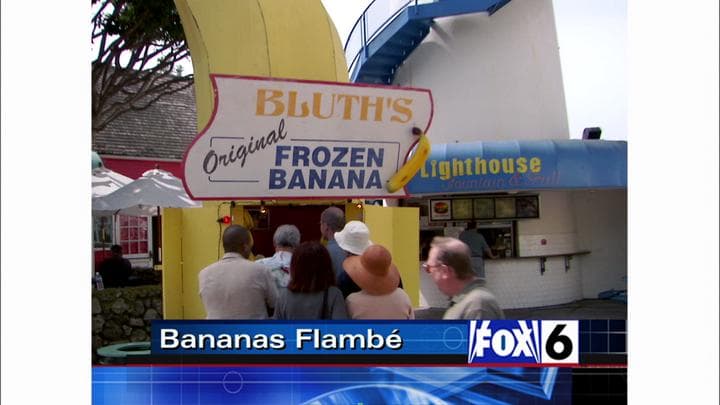 as their frozen banana stand...