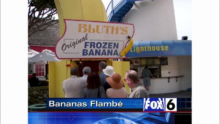 as their frozen banana stand...