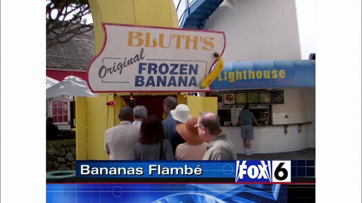 as their frozen banana stand...