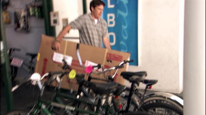 Michael went to get his son  a new bike to keep him from slipping away...