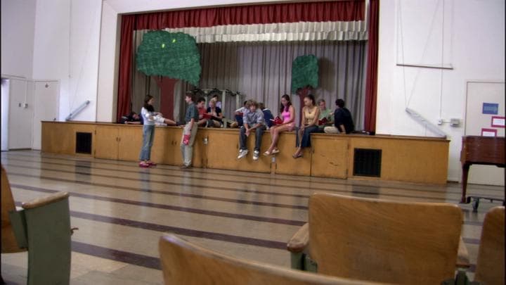 Michael's son, meanwhile, was  waiting with his cousin for first rehearsal.