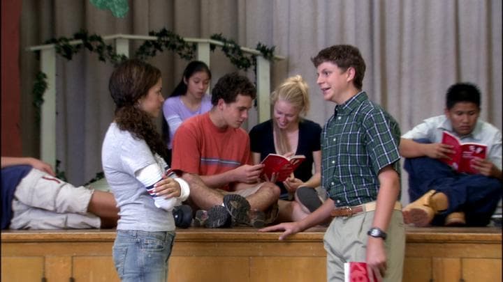 Michael's son, meanwhile, was  waiting with his cousin for first rehearsal.