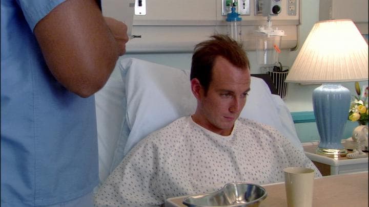 Gob learns how he survived  his stabbing.