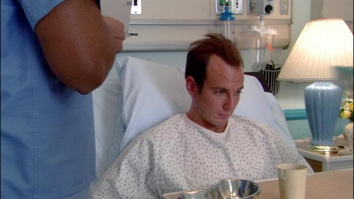 Gob learns how he survived  his stabbing.