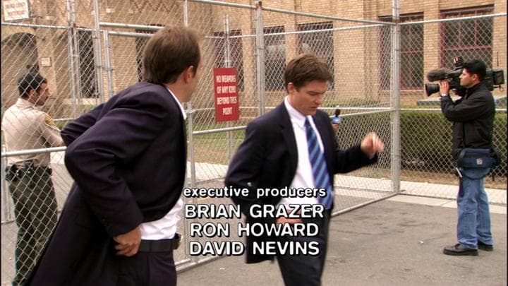 The next day, Michael  got a call to meet Gob at the prison.