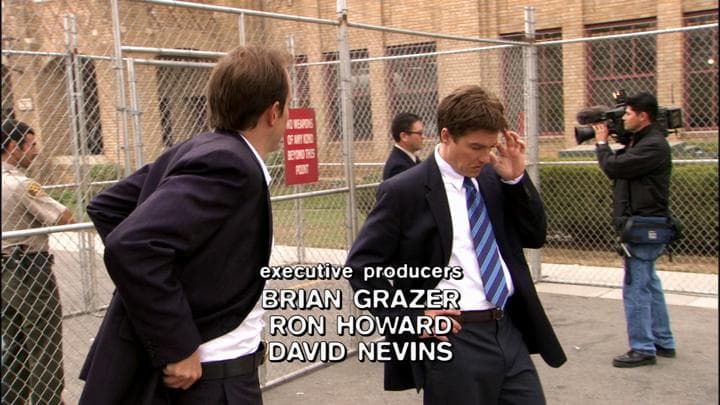 The next day, Michael  got a call to meet Gob at the prison.