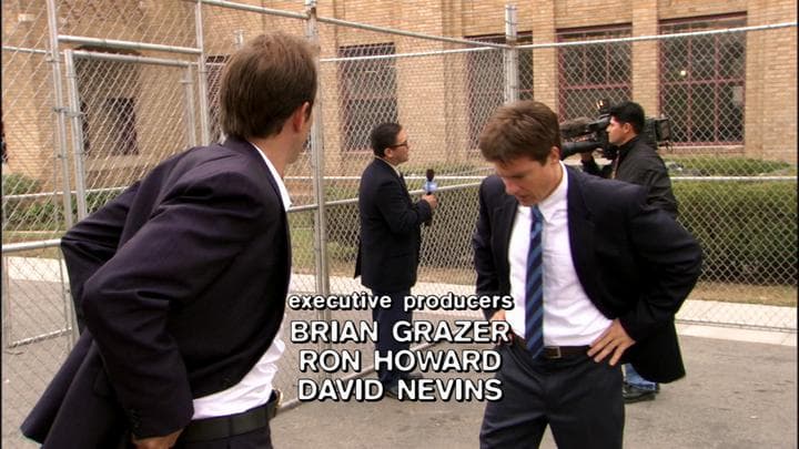 The next day, Michael  got a call to meet Gob at the prison.