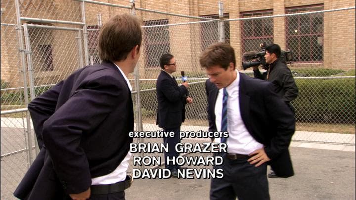 The next day, Michael  got a call to meet Gob at the prison.