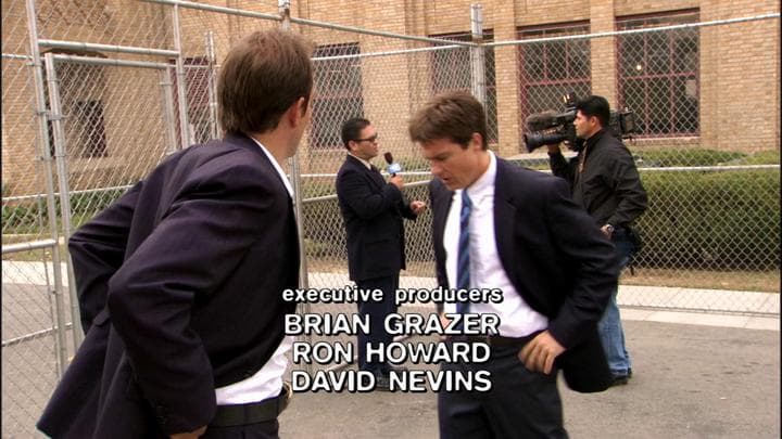 The next day, Michael  got a call to meet Gob at the prison.