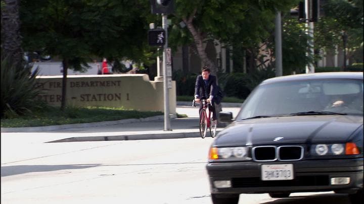 Michael Bluth  always rode his bike to work...