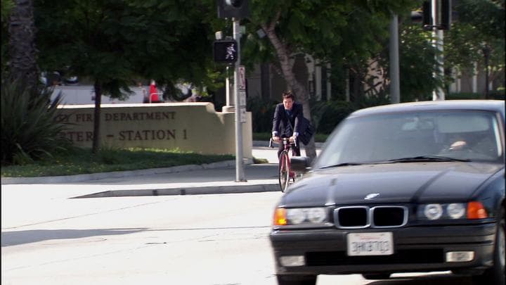 Michael Bluth  always rode his bike to work...