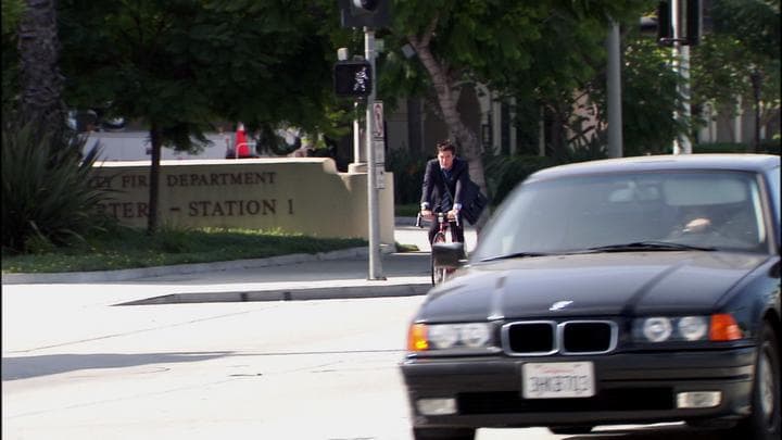 Michael Bluth  always rode his bike to work...