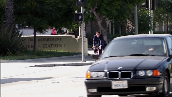 Michael Bluth  always rode his bike to work...