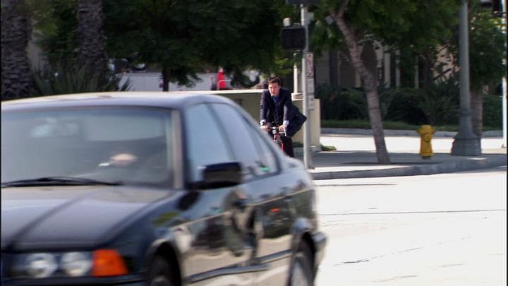 Michael Bluth  always rode his bike to work...