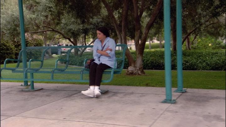 and that's when he recognized his mother's  fill-in housekeeper at a bus stop.