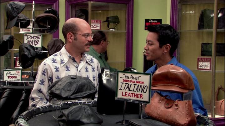 - "Dad likes leather."  - Something that says, "leather daddy"?