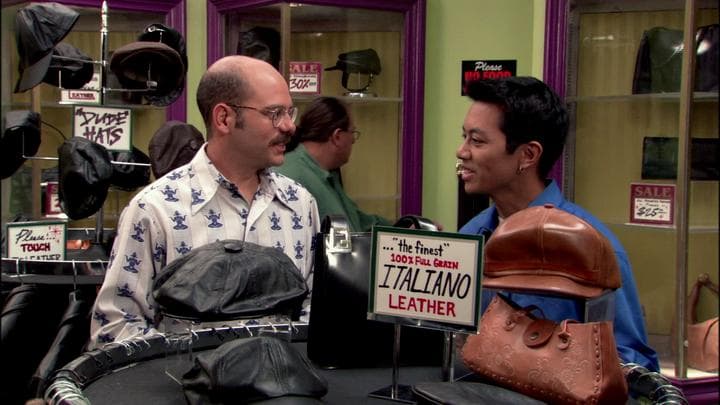 - "Dad likes leather."  - Something that says, "leather daddy"?