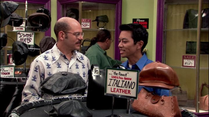 - "Dad likes leather."  - Something that says, "leather daddy"?