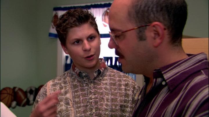 about, uh, where Maeby  came from, and, uh...