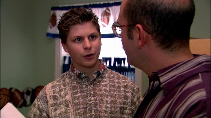 about, uh, where Maeby  came from, and, uh...