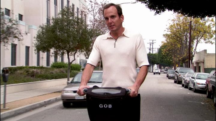 Gob raced to confront Tio,  with Michael in hot pursuit.