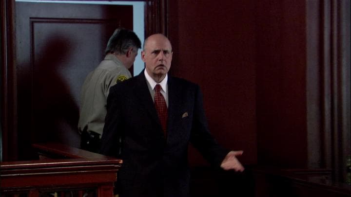 And George Sr. was led into the courtroom.