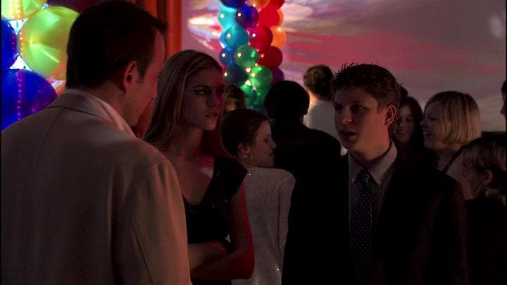 - What are you doing at a high school dance?  - I'm looking for you.