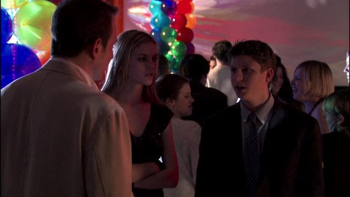 - What are you doing at a high school dance?  - I'm looking for you.