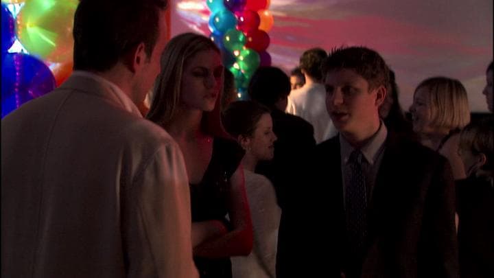 - What are you doing at a high school dance?  - I'm looking for you.