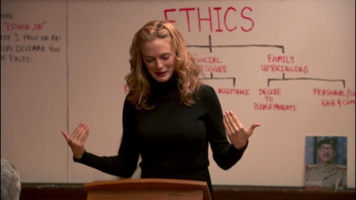 Welcome. I'm Ms. Baerly,  the ethics teacher.