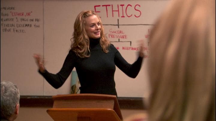 Welcome. I'm Ms. Baerly,  the ethics teacher.