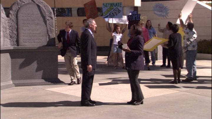 Michael, determined to expose Maggie,  hid to avoid tipping his hand.