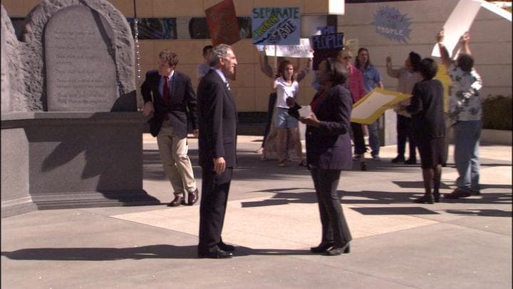 Michael, determined to expose Maggie,  hid to avoid tipping his hand.