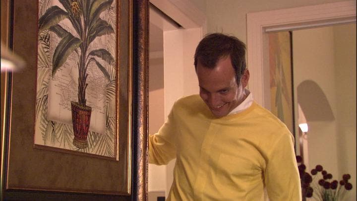 - Michael.  - Hey, Gob. What the hell are you wearing?