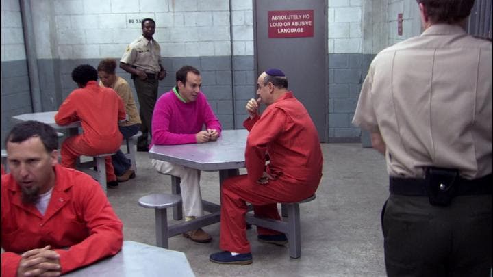 The next day, Gob visited his father...