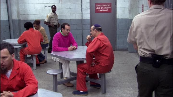 The next day, Gob visited his father...