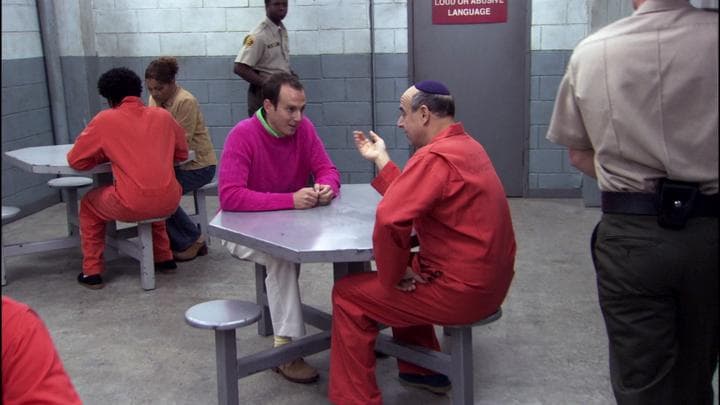 The next day, Gob visited his father...