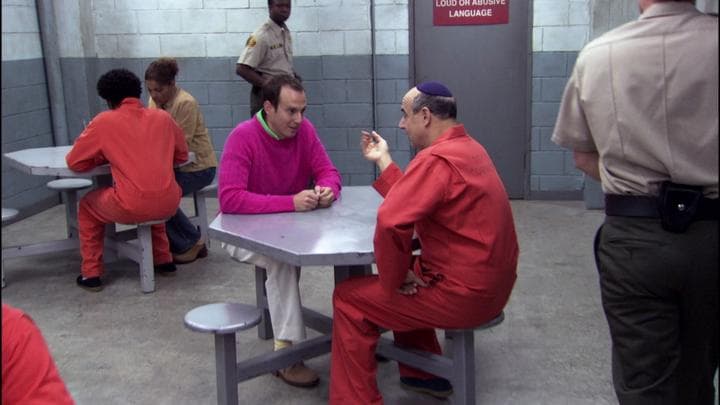 The next day, Gob visited his father...