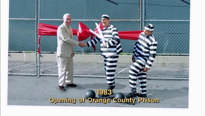 He even did so  for the prison he built...