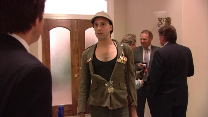 - What the hell are you wearing?  - It's all regulation, Michael.