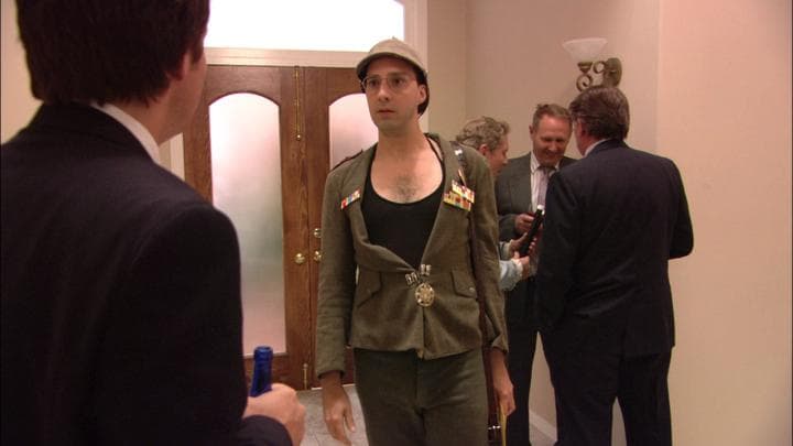 - What the hell are you wearing?  - It's all regulation, Michael.