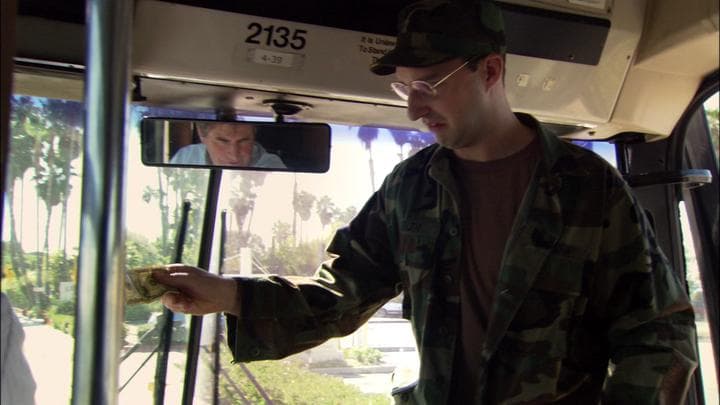 so Buster was taking  his very first bus ride.