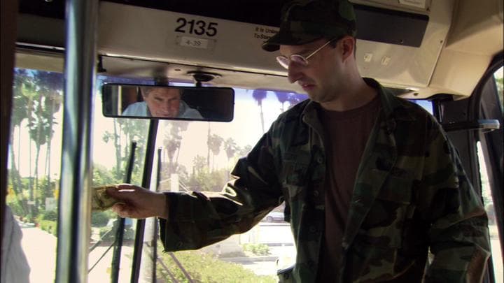 so Buster was taking  his very first bus ride.