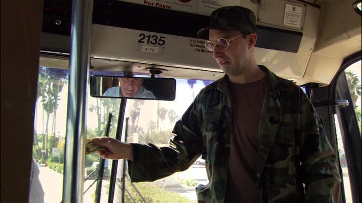 so Buster was taking  his very first bus ride.