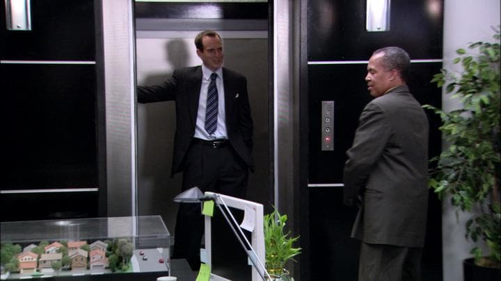 is holding the elevator for the guy  who doesn't make that in three months.